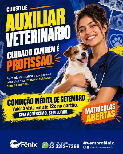 Curso de Auxiliar Veterinário