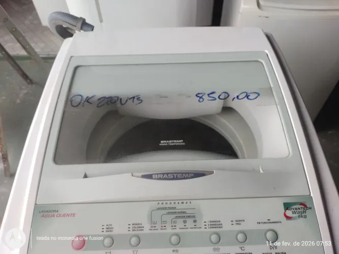 LAVADORA BRASTEMP 6 KLS 220V
