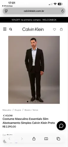 Terno Calvin Klein