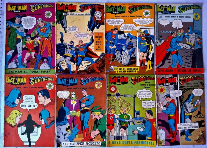 Revistas de Quadrinhos Batman/ Super-Homem- Raras- Ed.1969 (Lote)