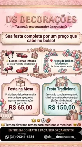 Decoração de festa 
