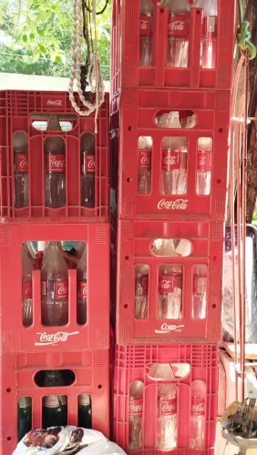 Engradado de coca-cola