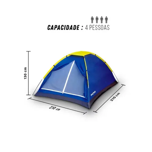 Barraca de Camping para 4 pessoas 