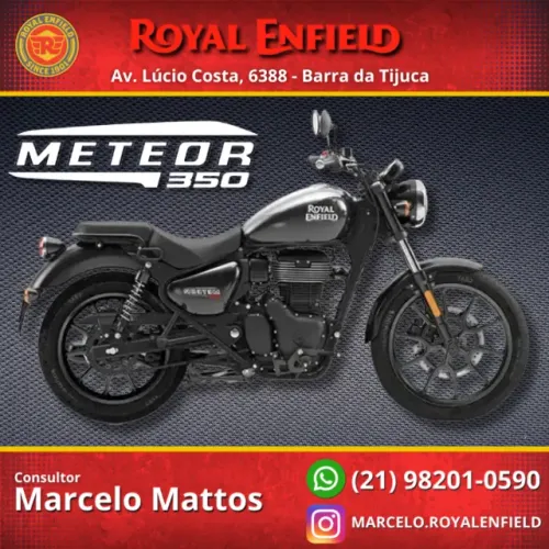 METEOR 350 0KM Fireball Black - Marcelo