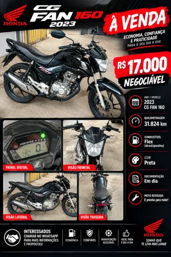 Honda CG 160 FAN Flex 2023