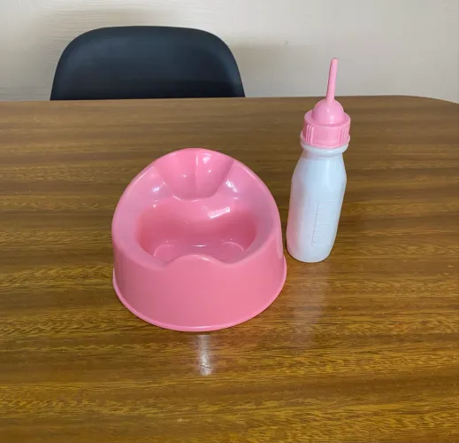 Mamadeira e Penico Para Bonecas