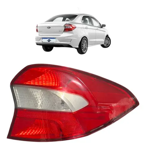 Lanterna Direita Ford Ka Sedan 2019 Uzad0 Direito/passageiro Vermelho