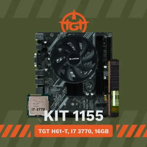 kit 1155 - i7 3770 4/8 | H61-T TGT - 2X8 DDR3 1666