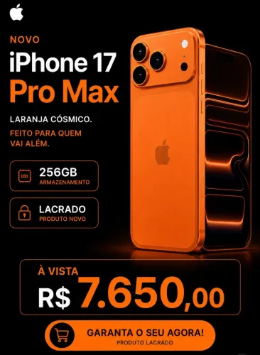 Iphone 17 pro max 256gb