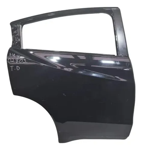 Porta Traseira Direita Honda Hr-v 2016 2022 Preto Traseira Direita Preta