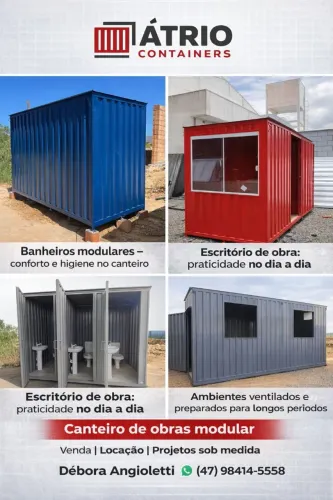 Container obra 6 metros