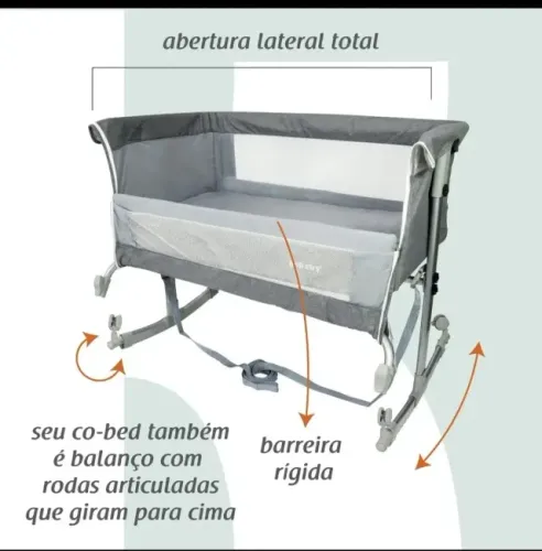 Maxi Baby Cadeira de Descanso + Berço Co Sleeper KaBaby Cinza ?