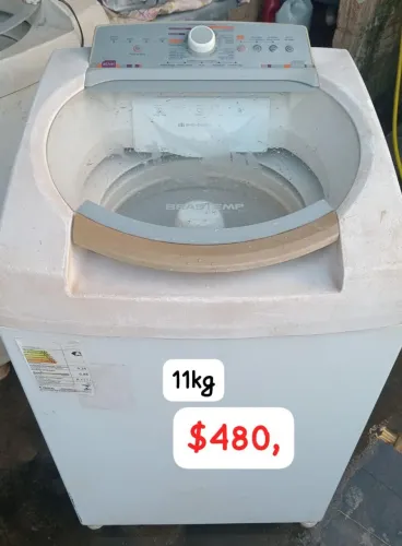 MAQ LAVAR BRASTEMP 11kg só $480