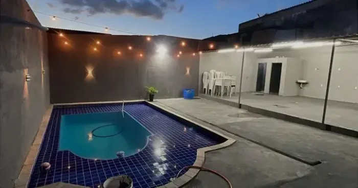 Alugo Salão Com Piscina