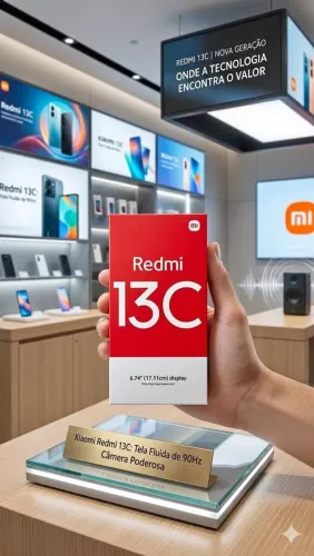 PARCELAMOS NO BOLETO - XIAOMI 13C - APROVAMOS MESMO NEGATIVADOS