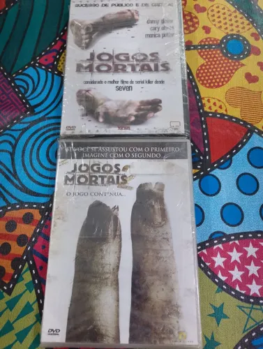 Jogos Mortais/ 1 e 2/DVD.