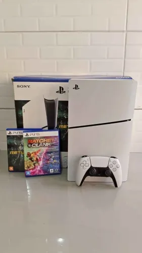 Vendo Ps5 Slim midia Fisica aceito cartão e trocas