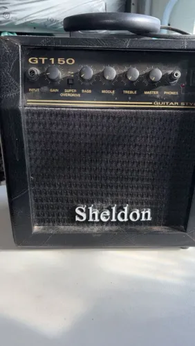 Cubo amplificador Sheldon em perfeito estado de conservação
