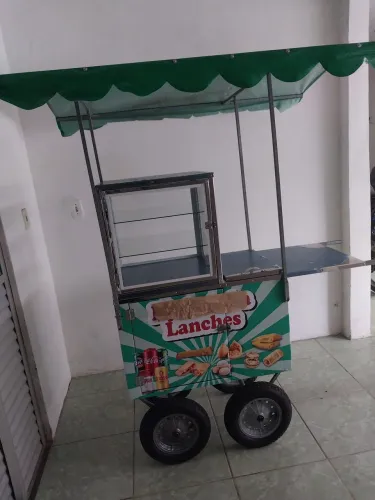 Oportunidade de montar seu próprio negócio carrinho de lanche super novo a venda 