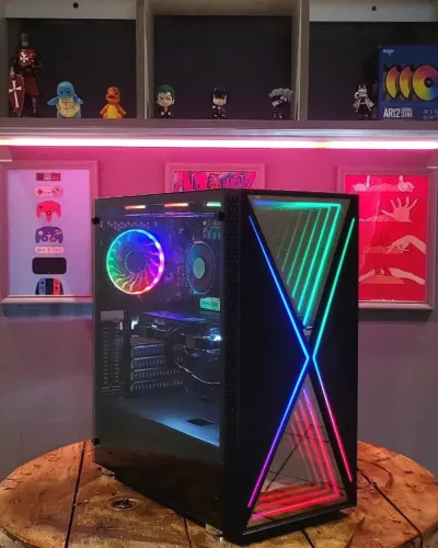 PC Gamer I5 12400, RTX 2060 Super 8GB, 16GB RAM, NVMe 960GB, H610, Fonte 650W