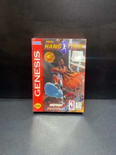 Hang Time mega drive lacrado original Sega Genesis NBA
