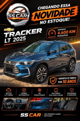 Chevrolet Tracker LT 1.0 Turbo 12V Flex AUT 2025
