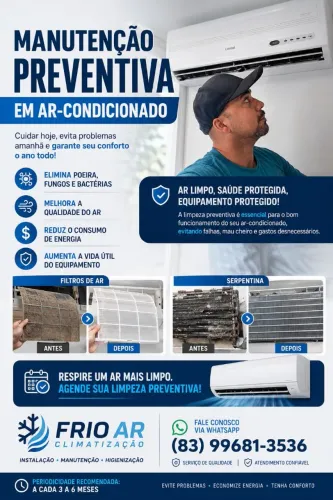 Limpeza de ar condicionado 
