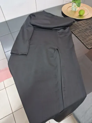 Vestido longo manga única