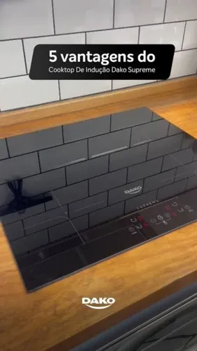 Cooktop indução Dako na garantia