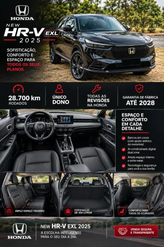 Honda HR-V EXL 1.5 Sensing 16V 5P Aut. 2025