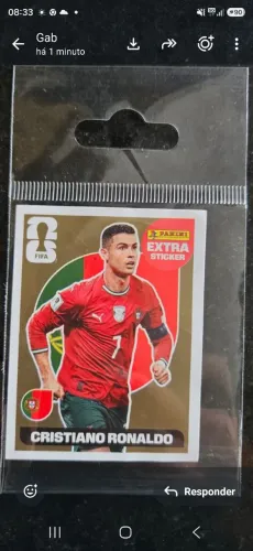 Cristiano Ronaldo Gold (Ouro) panini