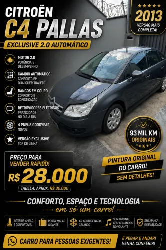 Citroen C4 Pal.excl/excl(tech.) 2.0/2.0 Flex AUT 2013