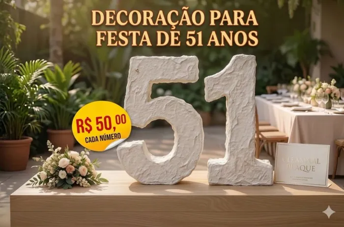 51 gigante decoração