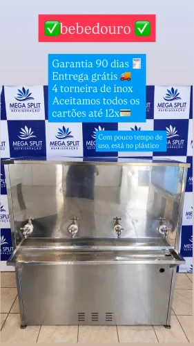 bebedouro industrial, garantia 90 dias / entrega grátis/