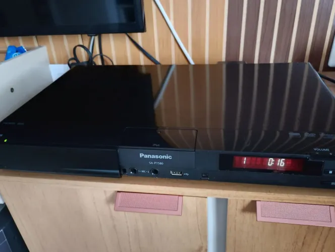 Home theater Panasonic sem as caixas sem controle