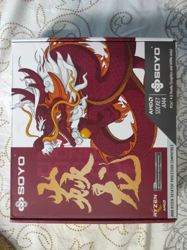 Kit Soyo B550M + Ryzen 5 4600g Semi Novo