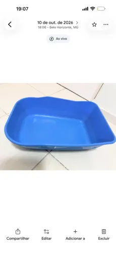 Caixa de areia alta para gatos