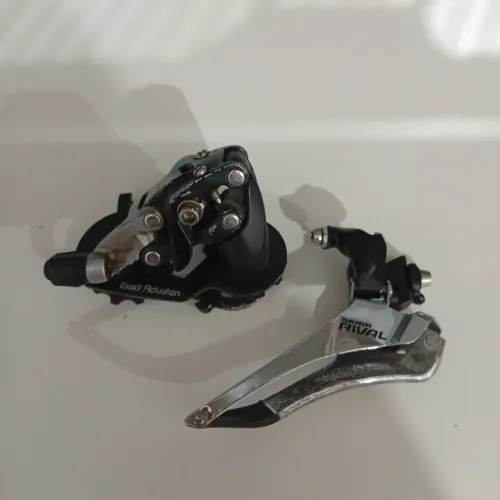 Câmbio traseiro Sram rival 11v + câmbio dianteiro Road bike usado