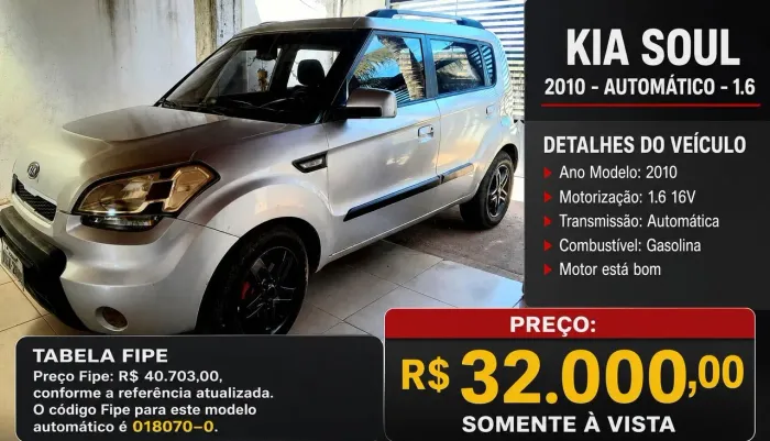 Kia Motors Soul 1.6/ 1.6 16V Flex Aut. 2011