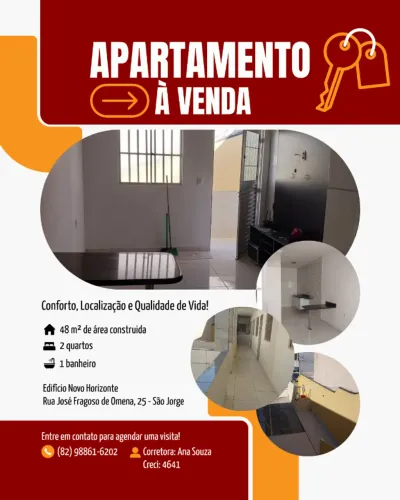 APTO À VENDA NO SÃO JORGE
