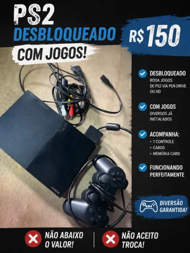 PlayStation 2 Slim Desbloqueado