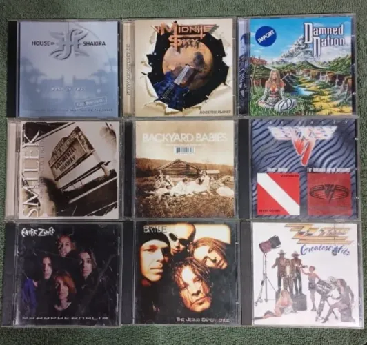 CDs Importados Originais : Raridades Hard Rock, AOR e Metal