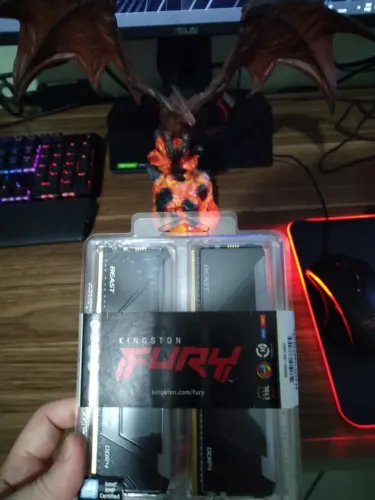 Memória DDR4 32GB 2x 16GB 3200Mhz HyperX RGB