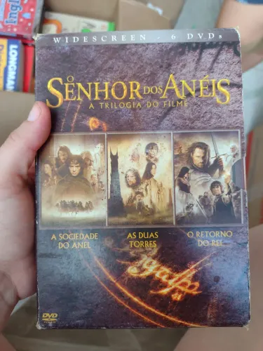 Box DVD Trilogia "O Senhor dos Anéis" Versão estendida dvd duplo