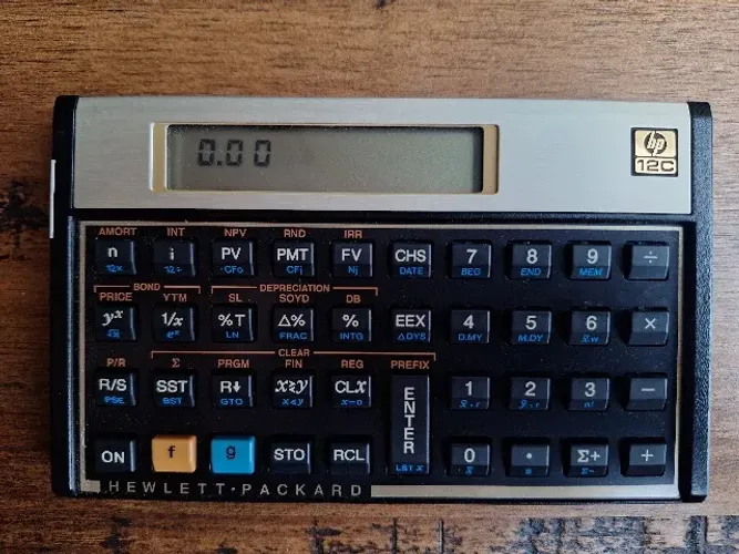 Calculadora financeira HP 12c gold