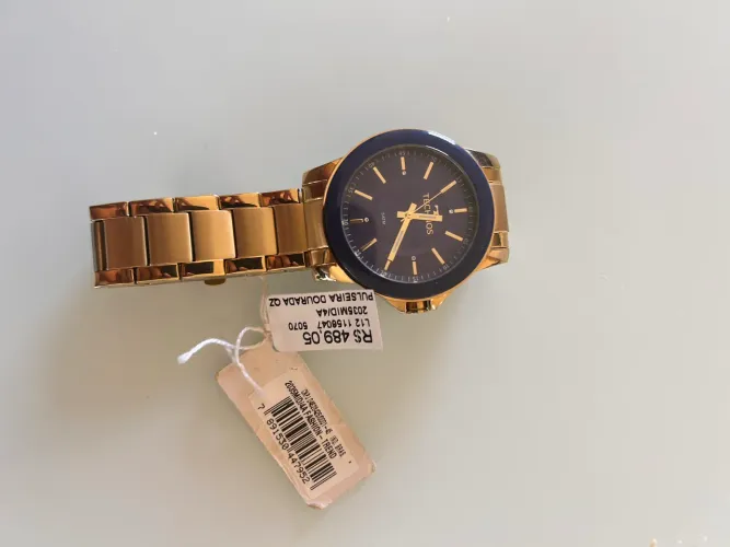 Relógio Technos dourado