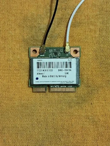 placa de rede sem fio Wi-Fi + Bluetooth Samsung