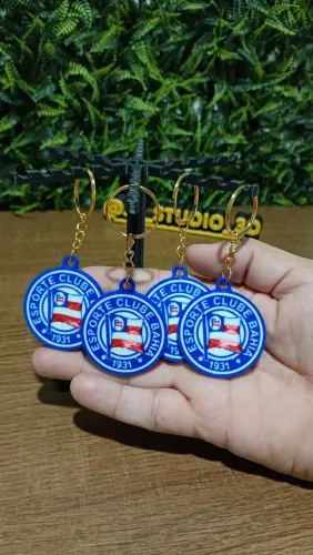 Kit 4 chaveiros do Bahia Tricolor Bahiano