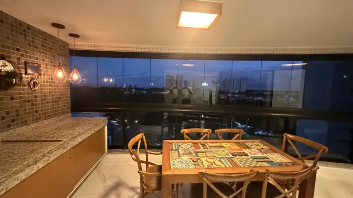 Excelente apartamento para alugar, mobiliado, 112m2, 3/4 sendo 1 suíte, Alphaville I, Para