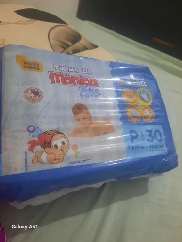 Fralda descartável tamanho P